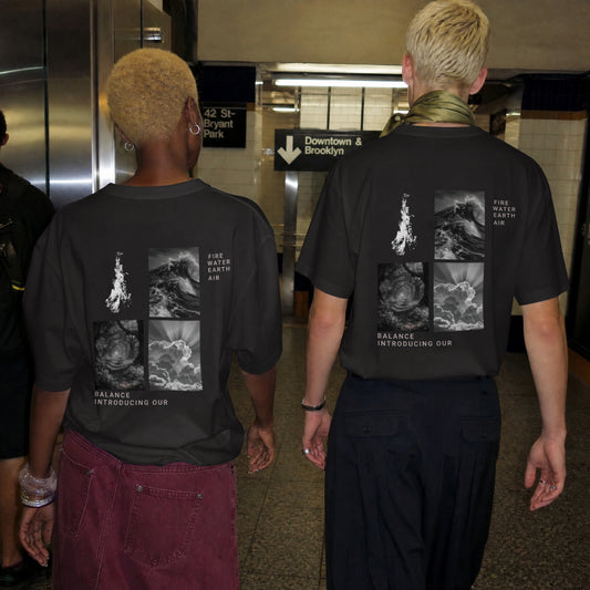 Elemental Balance Tee - Oversized T-Shirt