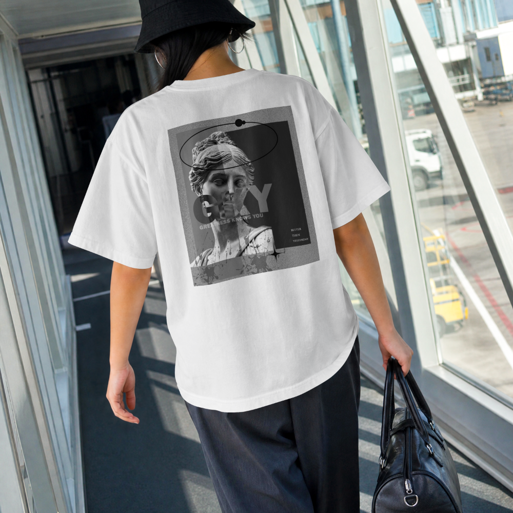 GREY — Oversized T-Shirt